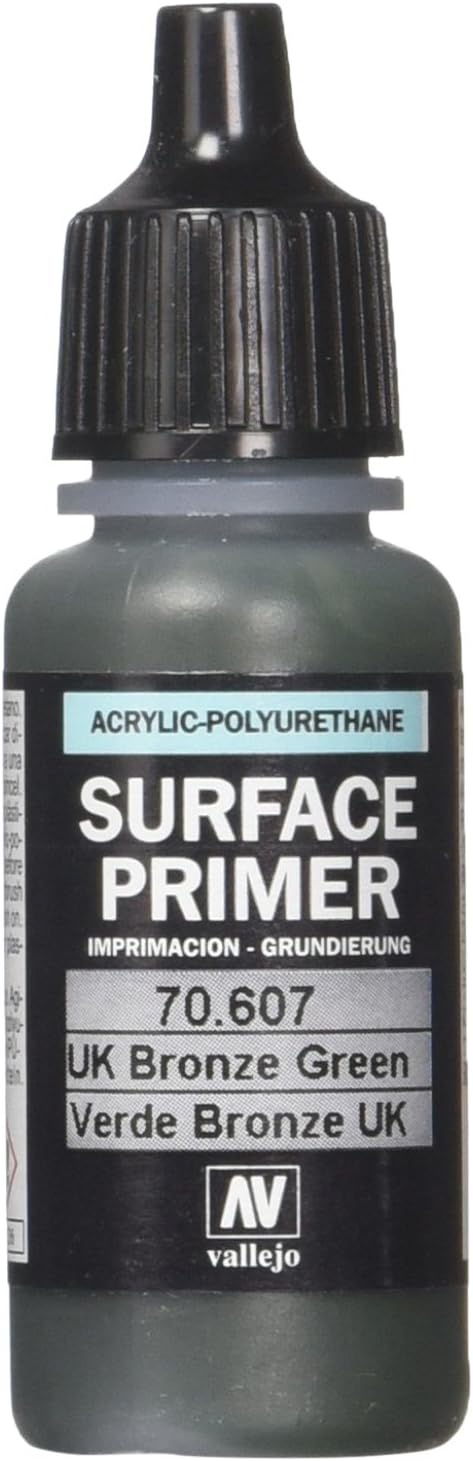 Vallejo Model Color 17 ml Polyurethane Primer - UK Bronze Green, 17 ml (Pack of 1)