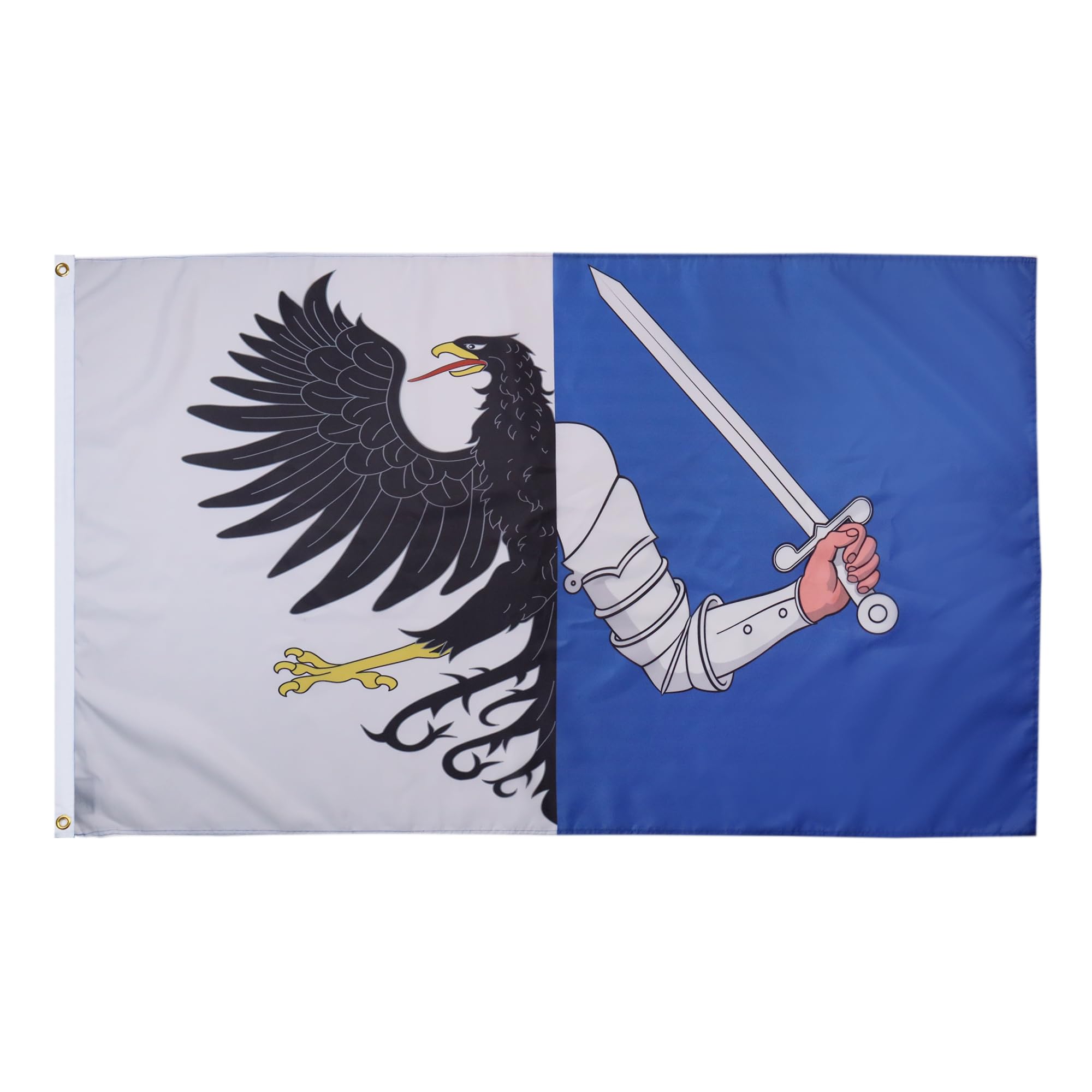 AZ FLAG - Connaught Flag - 2x3 Ft - 100D Polyester Connacht Province Of Ireland Banner with Two Metal Grommets - Fade Resistant - Vivid Colors - 2' x 3' Feet - 90x60 Cm