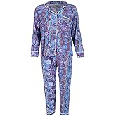 Mentally Exhausted Women's Peacock Swirl Pajama Set