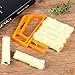 Shutters Window Blind Brush Dust Cleaner Orange with 7 Slat Handheld Household Tool