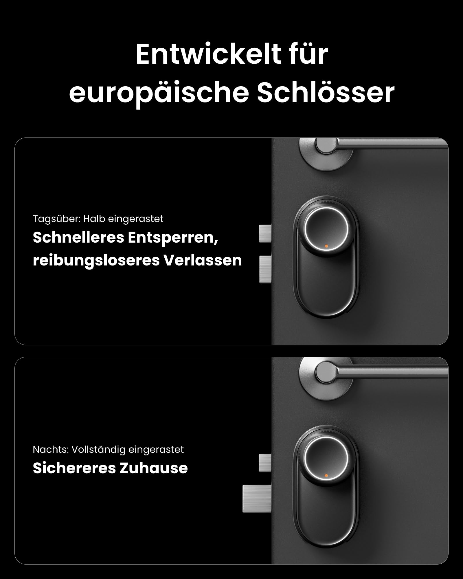 SwitchBot Smart Lock Ultra mit 3D-Gesichtserkennung&Fingerabdruck für Haustür – Elektronisches Türschloss zum Nachrüsten ohne Zylindertausch, Türöffner per Gesicht/Fingerprint/Code/Alexa WLAN/Matter 8