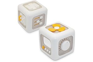 Syhtalotxikl Busy Cube Toys for 1 Year Old Boy, Montessori Toys for 1+ Year Old, Travel Sensory Toys for Toddlers 1-3, Learning Fine Motor Skills| 1st Birthday Gifts Boy 12 Months +,Busy Board
