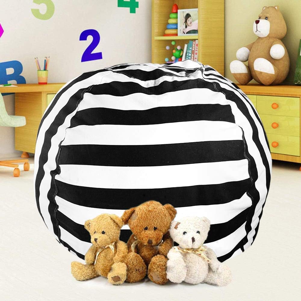 TOUCHRICH Stuffed Animal Storage Bean Bag Chair 38” Extra Large