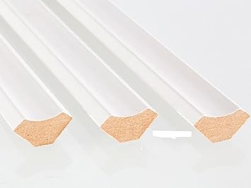 Scotia Laminate Beading 2 4mtr X 50 White Amazon Co Uk Diy Tools