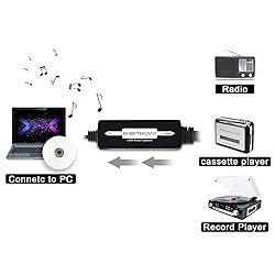 USB Audio Capture Card Grabber for Vinyl Cassette