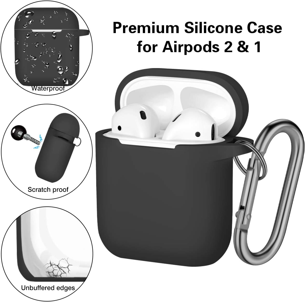 Oielai Airpod Case Cover Compatible with AirPods 2 & 1 - Image 5