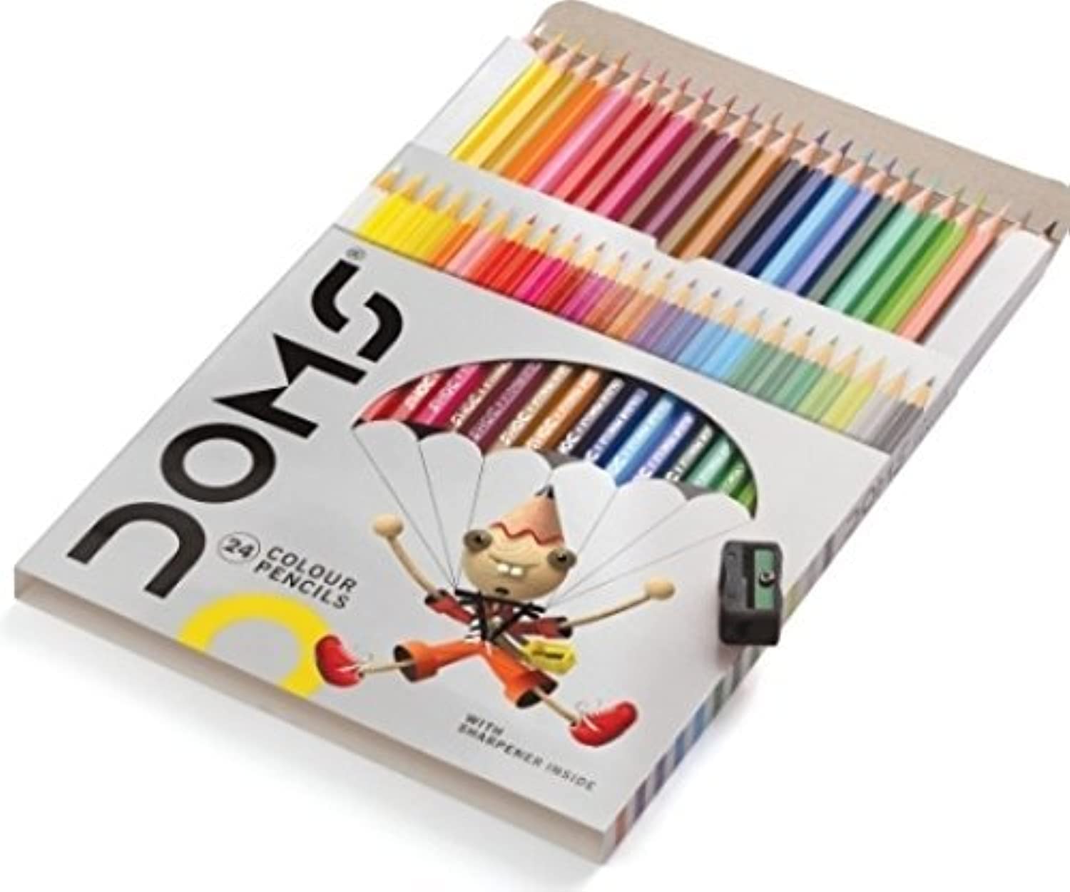 24 Colored Pencils Soft Core Color Pencil Set for Kids Adult Coloring Books Drawing, Writing Sketching (24 Count)