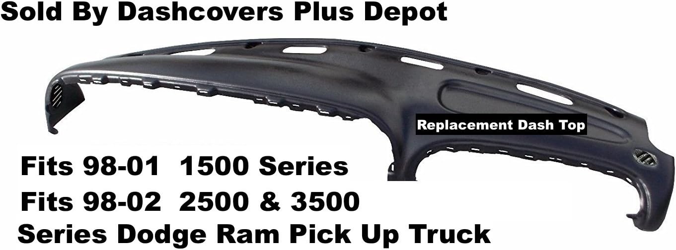 Amazon Com Fits 98 01 Dodge Ram 1500 3500 Series Dash Top Replacement 2002 Ram 2500 3500 Series Color Shown Is Dark Slate Grey Trim Code Ends In Az Life Time Warranty Automotive