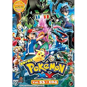 Amazon Com Pokemon Xy Tv 53 104 Dvd 3 Discs Japan Japanese Anime English Subtitles Movies Tv