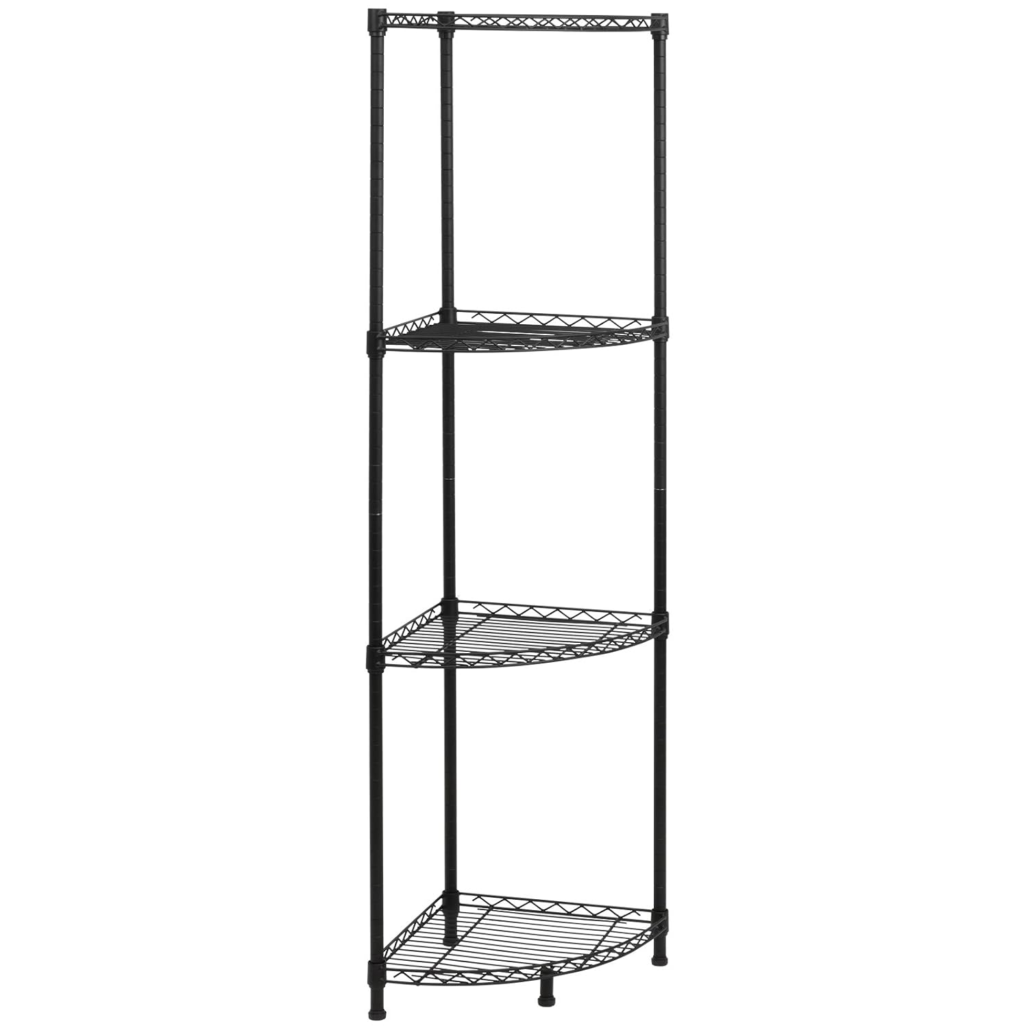 Hartleys Adjustable Metal Wire Corner Shelving Unit Choice of Colour Amazon.co.uk Kitchen & Home