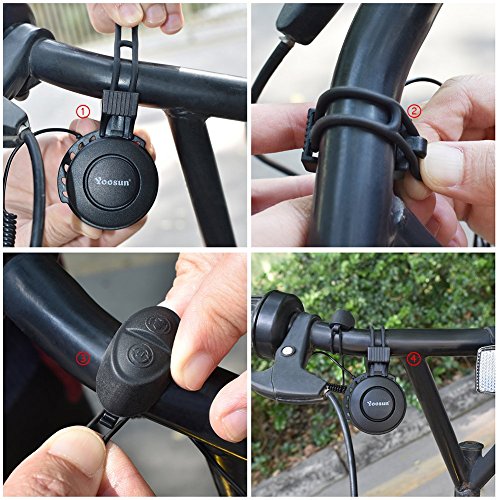 image for SUASI Bike Bell Electric Bicycle Bell Mini Bicycle Horn and Cycling Be