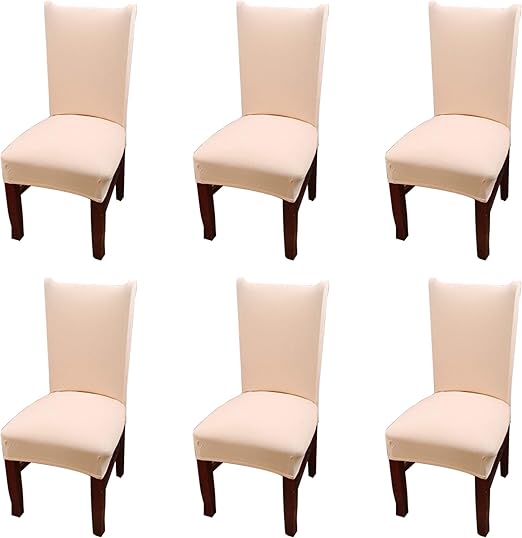 Amazon Com Argstar 6 Pack Chair Covers Stretch Armless Chair
