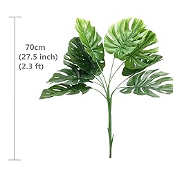 CATTREE Fake Plants, 28" Tall Faux Tropical Palm