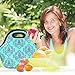 Neoprene Reuable Lunchbox Tote Lunch Bag For Women, Adults, Kids, Girls, and Teen Girls With Bottle Cooler | Rugged Zipper | With Adjustable Strap | For Snacks, Lunch, School, Work, Picnic
