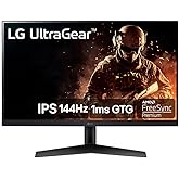 Monitor Gamer LG 24" Full HD 144Hz 1ms Inclinação Preto 24GN60R