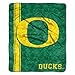 NCAA Oregon Ducks 50-Inch-by-60-Inch Sherpa on Sherpa Throw Blanket 