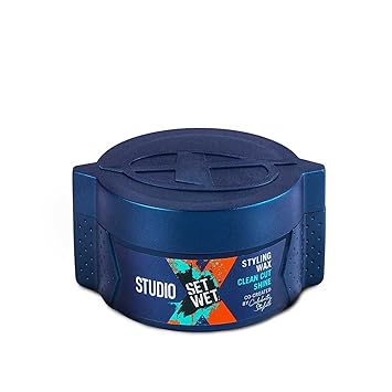 Set Wet Studio X Hair Styling Wax For Men -  Clean cut Shine 70 gm
