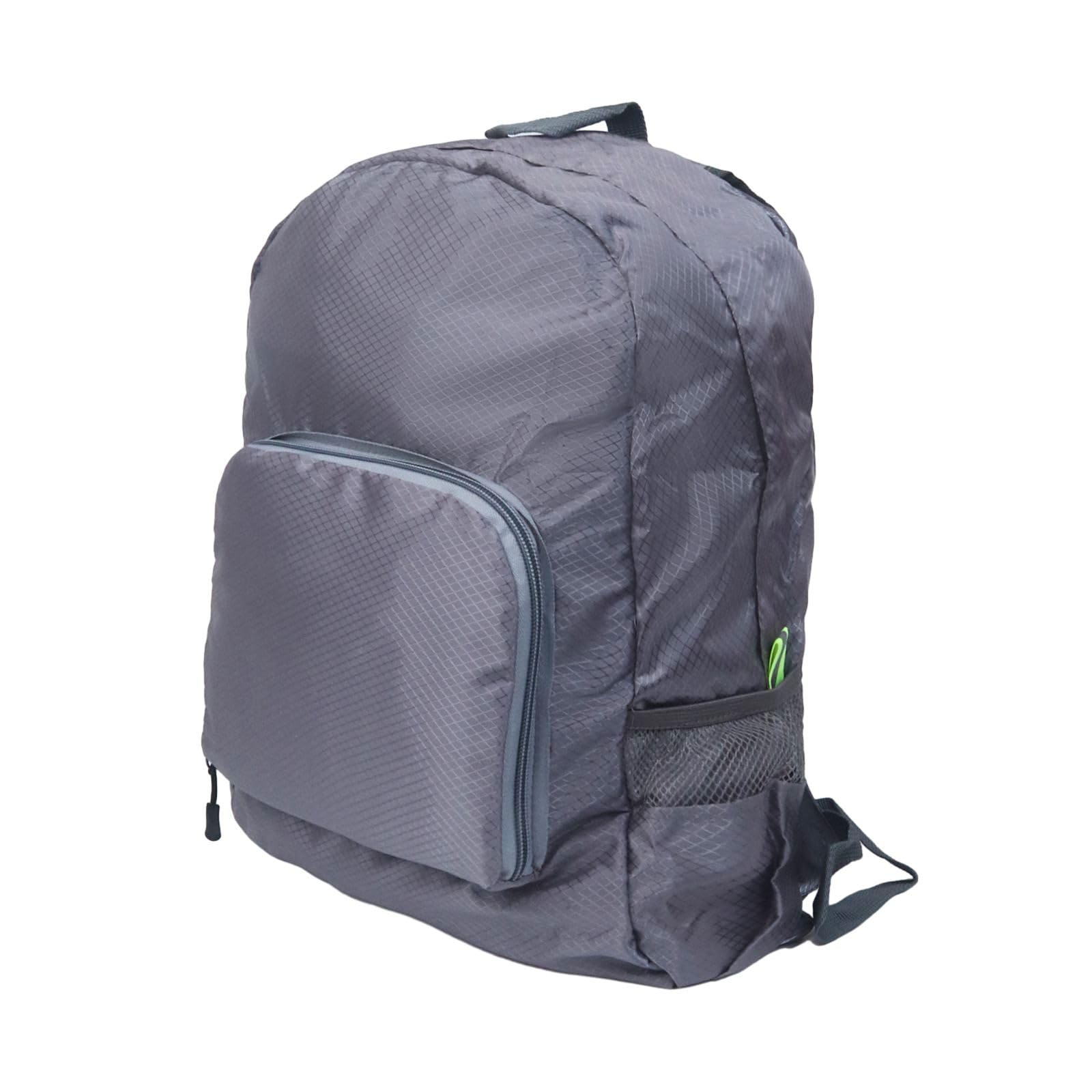 25L Backpack Packable Foldable Ultra Lightweight Sturdy Camping Outdoor Riding Travel Hiking Daypack for Men Women (Grey)