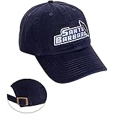 Desert Cactus University of California Santa Barbara Baseball Hat UCSB Gauchos Brimmed Embroidered Hats Cap Adjustable Cloth Strap Adult (Style B) Blue