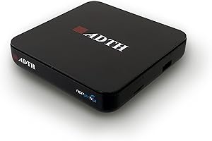 ADTH NextGen TV ATSC Digital TV Converter Box, Watch Free OTA ATSC 3.0. ATSC 1.0, and Clear QAM in 4K UHD Resolution, NextGen TV Certified, DRM Support with Wi-Fi