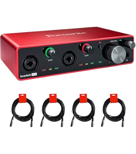 DTM・DAW focusrite scarlett 4i4 Amazon.com: Focusrite Scarlett 4i4 USB Audio/MIDI Interface