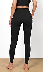 ODODOS Cross Waist Yoga Leggings for Women with