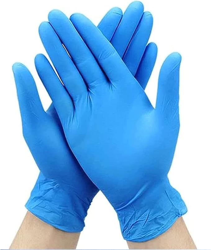 Nitrile Medical Examination Gloves Disposable Gloves Extra Small Blue 100Pack Amazon.co.uk