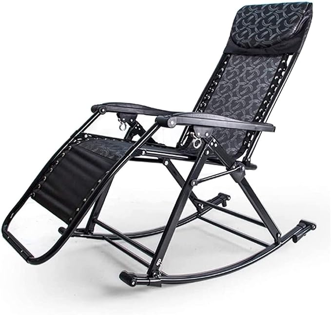 Folding And Reclining Garden Patio Chairs, Extra-Wide Adjustable