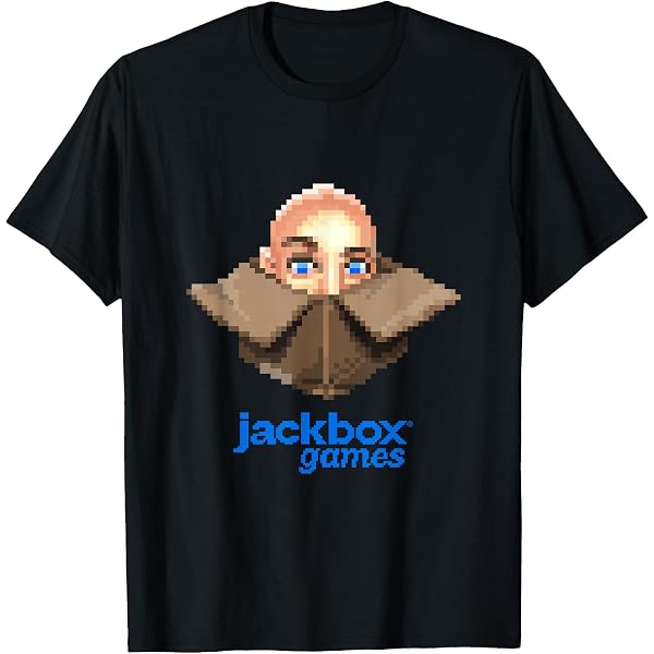 Amazon.com: 8-bit Jackbox Games Logo T-Shirt T-Shirt : Clothing