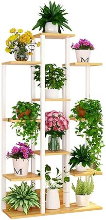 GJF Estante de jardín para Estante de jardín con Soporte de exhibición