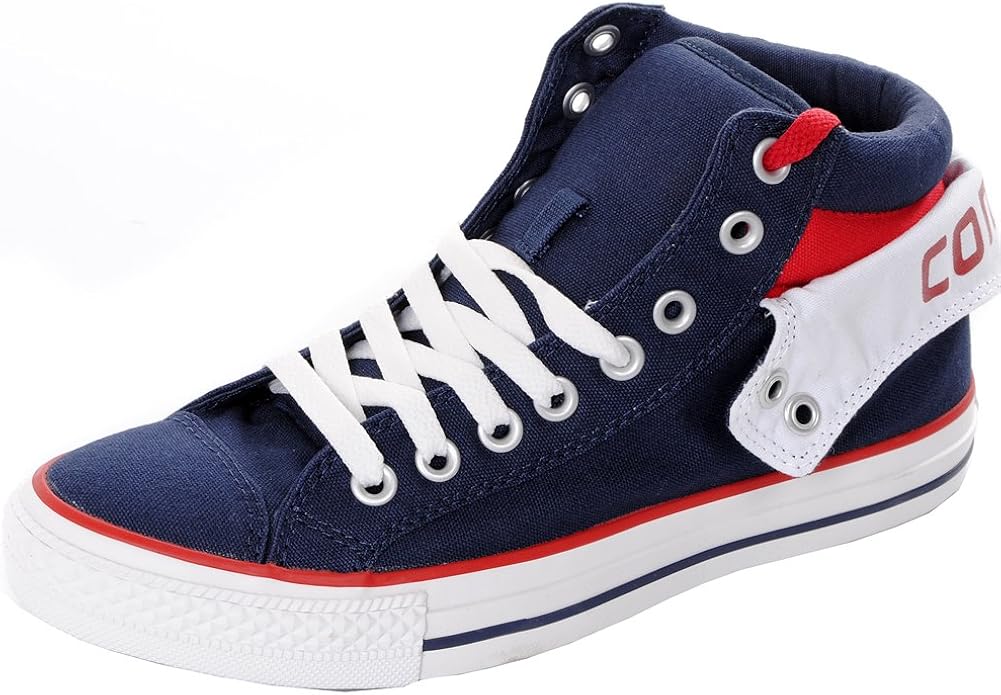 Converse Padded Collar 2 Mid Trainers Navy/Red UK10 Amazon.co.uk
