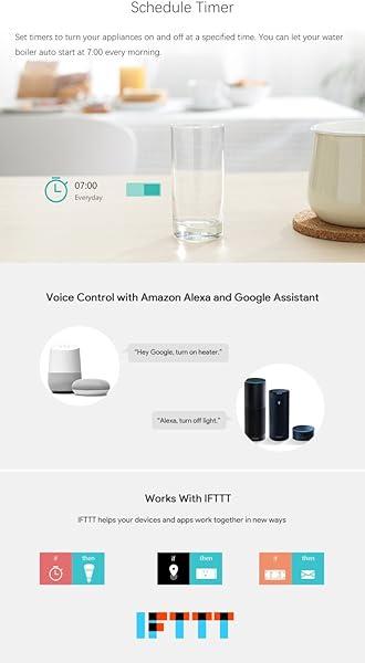 Aihasd Sonoff Pow R2 Smart Switch Monitor de Consumo de Energa WiFi Enchufe de Control Remoto Inalmbrico Funciona con Alexa y Google Home