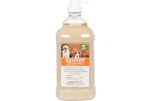 SENTRY Oatmeal Flea and Tick Shampoo for Dogs, Rid Your Dog of Fleas, Ticks, and Other Pests, Hawaii Ginger Scent, 63.5 oz