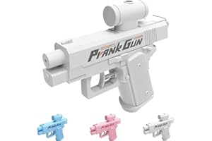 GENERIC Prank Water Gun, Prank Two-Way Water Gun, Prank Squirt Gun, Creative Pranks Battle Toy Waters Guns Fight, Hilarious Novelty Toy for Parties & Summer Fun (White)