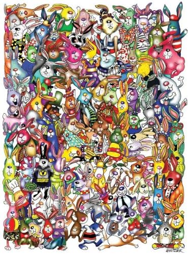 100 Bunnies and a Carrot: 1,000 Pieces