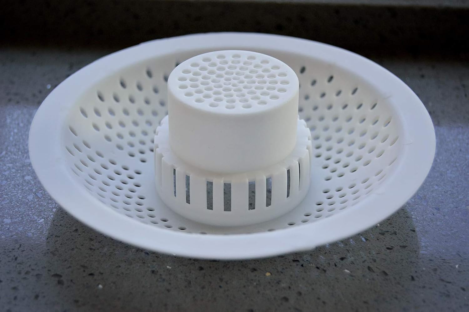 Evriholder Hairstopper 3pk, Plastic Drain Protector for Bathtubs & Showers, Pack of 3 - Sink Strainers - 