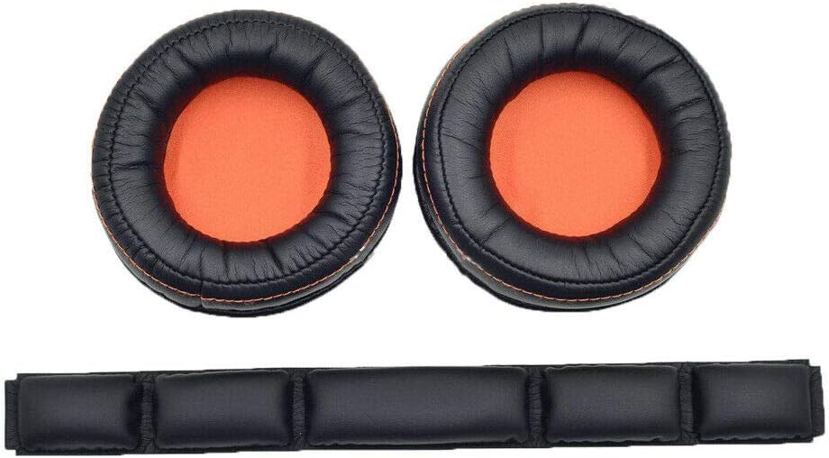 Xingsiyue Headset Earpads+Headband Pad Set for SteelSeries Siberia 800/840 Headsets - Replacement Ear Pad Cushion Earmuffs Headband Pillow Top Pad Set