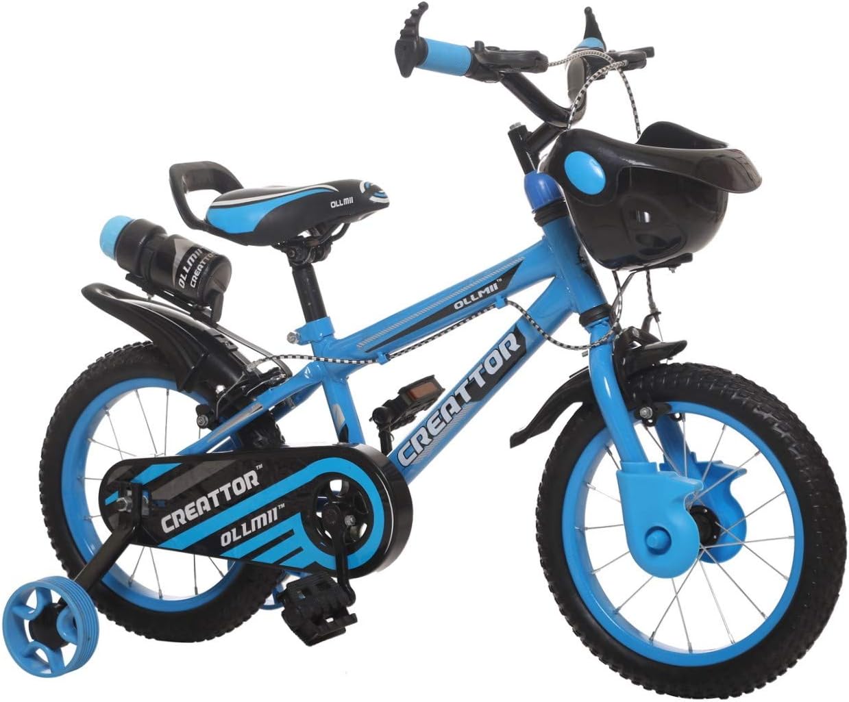 Ollmii 14 Inch Steel Rim BMX Series Kid's Cycle Sky Blue