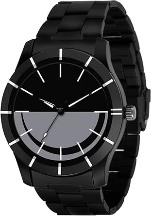 Analog Black Dial Mens Watch- JVE 1011
