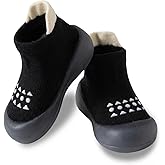 Hstyle Baby Sock Shoes Toddler Walking Shoes Infant Non-Slip Slippers Soft Rubber Sole Sneakers for Baby Boys Girls