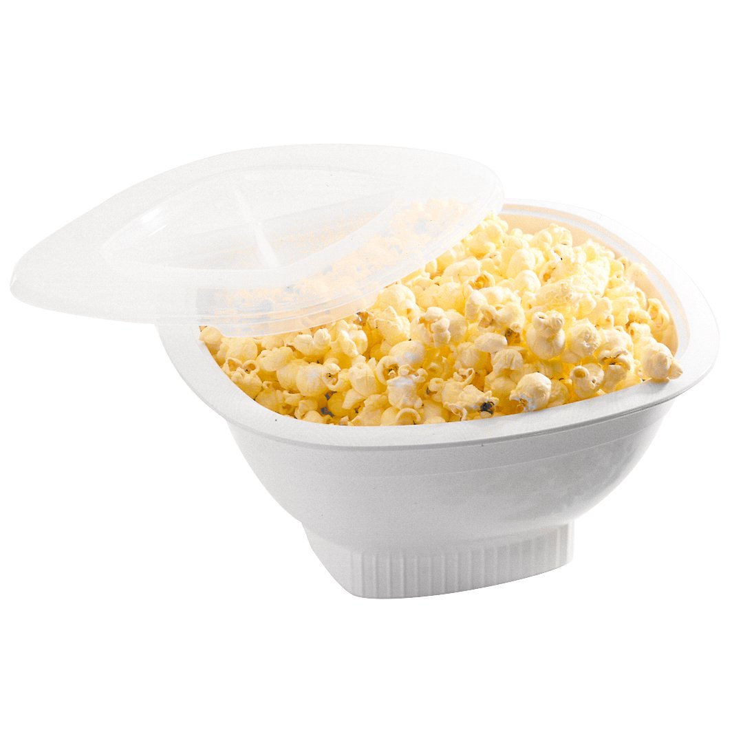 Photo 1 of **MINOR CORNER CHIP****

Nordic Ware Microwave Popcorn Popper, White, 12 Cup