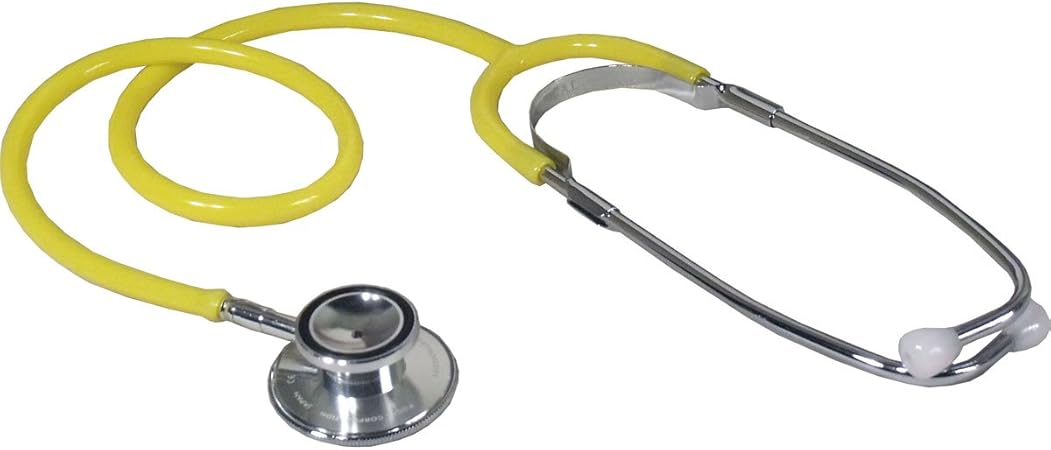 Amazon Focal ダブルヘッド聴診器 外バネ イエロー Focal フォーカル ドラッグストア
