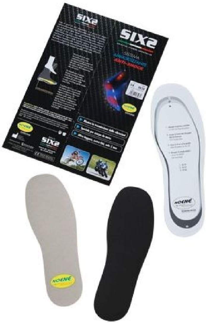 SIXS Neon Motorcycle Insole, Size 39/42