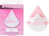 Brushworks Triangular Powder Puff Duo Set Ultra Soft Flawless Finish view 1