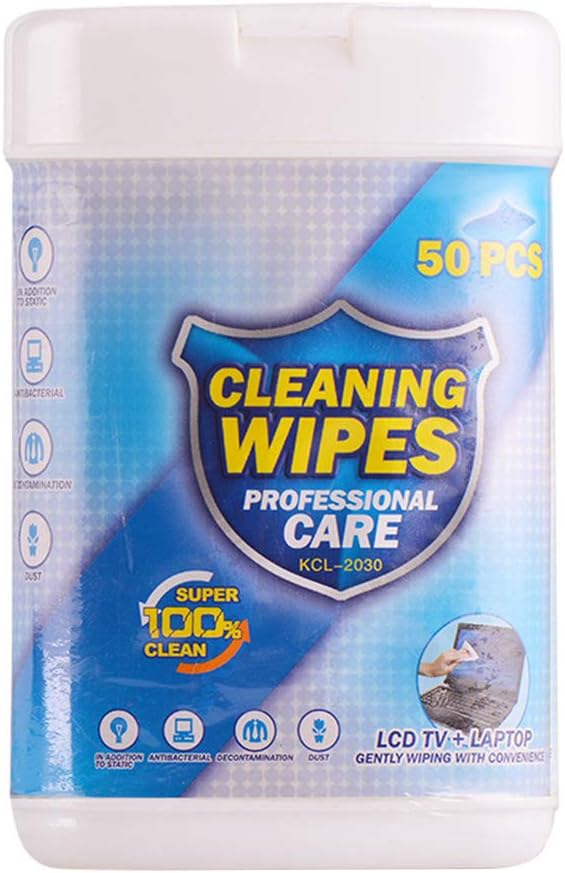 ZKM 50Pcs/Bottle Antiseptic Cleansing Wipes Disposable Sterilization Pads