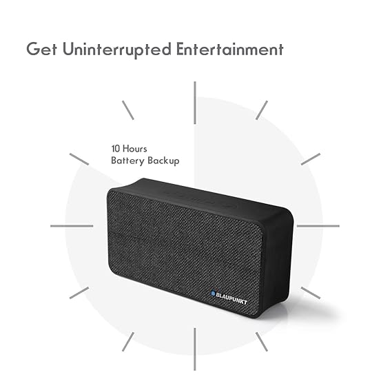 blaupunkt bt 100 bk 12w bluetooth speaker