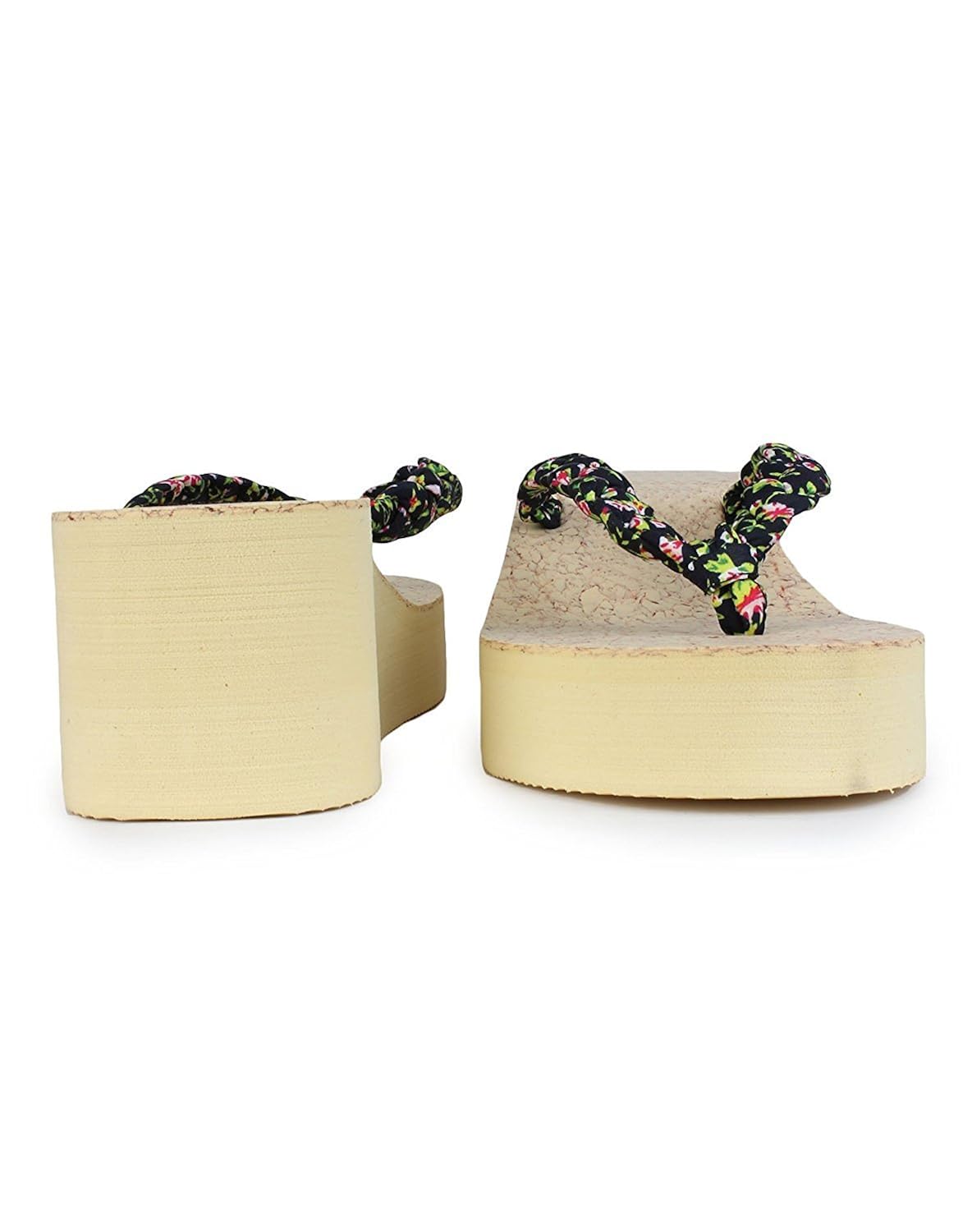 zerol black rubber rubber wedges fashion sandal & flip flop