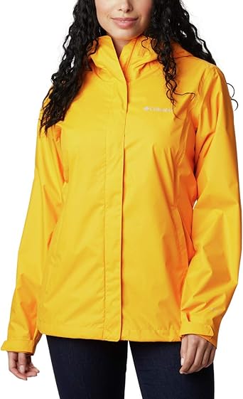 columbia women's arcadia lined long rain jacket