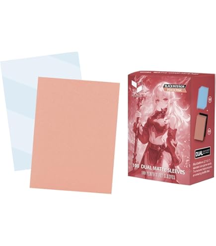 Amazon.com: 100ct Rose Gold Card Sleeves, Metallic Luster Matte Textured  Back Trading Card Sleeves for MTG, PK, Lorcana, Sports, Game Cards 2.5