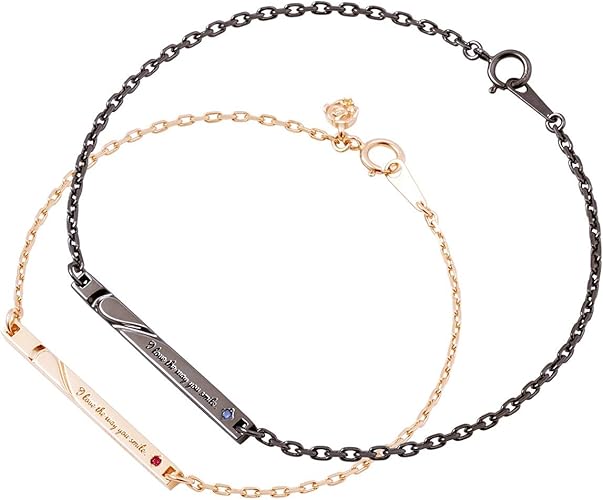 Amazon ザ キッス The Kiss Di Sbr2400cb 2401cb ディズニー コレクション 美女と野獣 ディズニープリンセス ベル シルバー ペアブレスレット ブレスレット 通販